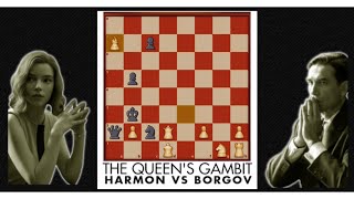 Elizabeth Harmon vs Vasily Borgov  The Ultimate Chess Final Showdown ♟️ [upl. by Oijres152]