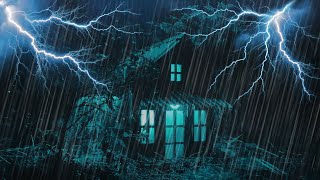 Deep Sleep Therapy with Rain and Thunder Sounds on Roof  Perfect for Insomnia and Stress Relief [upl. by Nahsor]