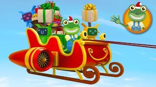 Santas Sleigh Visits Geckos Garage  Christmas Video For Kids [upl. by Russ]