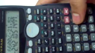 Tutorial para calculadora CASIO fx991MS [upl. by Hevak485]