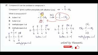 970112MJ24Q27 Cambridge International AS Level Chemistry MayJune 2024 Paper 12 Q27 [upl. by Sunev]