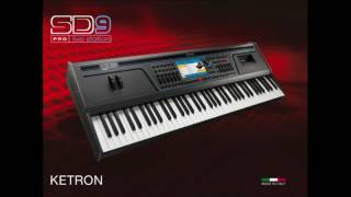 Ketron SD9 Piano amp Rhodes [upl. by Asiar512]