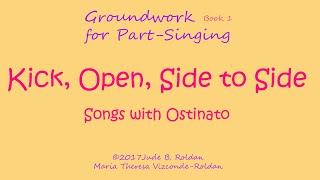 Kick Open Side to Side  Songs with Ostinato [upl. by Zondra]