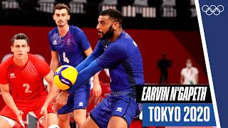 🇫🇷 🏐 Earvin NGapeth Best attacks 🔥 [upl. by Ettezzil]