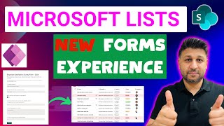 New Forms Experience for Microsoft Lists Full Tutorial [upl. by Eicyak]