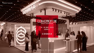 2023 COSMOPROF ASEAN at QSNCC I COSMAX Thailand [upl. by Enilrek]