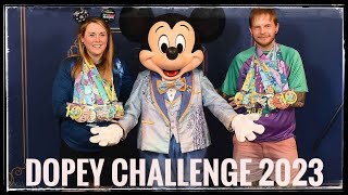 Walt Disney World Dopey Challenge Vlog  January 2023 [upl. by Ecirtnahs792]