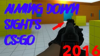 HOW TO AIM DOWN SIGHTS CSGO [upl. by Enatan]