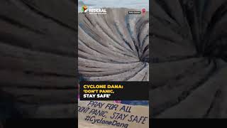 CycloneDana Sand sculptor creates art to pray for people’s safety  The Federal  shorts [upl. by Lonny]