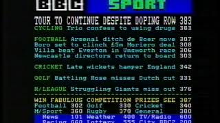 Pages From Ceefax 25th July 1998 [upl. by Ahsieyt]