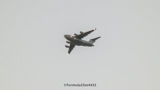 USAF C17 flyover [upl. by Naimed381]