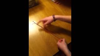 How to make a friendship bracelet with 3 strings [upl. by Nipsirc732]