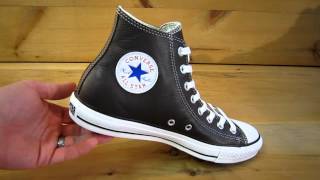 Converse All Stars Chuck Taylor High Leather Chocolate [upl. by Hein]