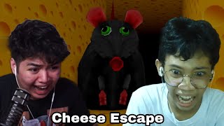 Iyak Tawa Habang Hinahabol Ng Daga  With KingFB Cheese Escape  Roblox [upl. by Dekow]