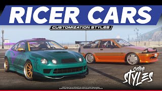 Ricer Cars  Customization Styles [upl. by Kiley]