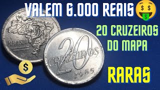 MUITA SORTE QUEM ENCONTRAR ESSAS MOEDAS VALIOSAS DE 20 CRUZEIROS [upl. by Pelag]