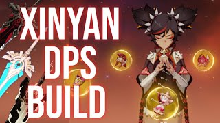 Xinyan Main DPS Build  Best Team for Xinyan  Genshin Impact [upl. by Nagar]