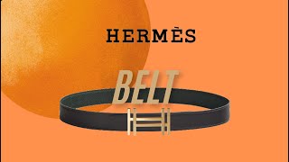 ReviewUnboxing Thắt Lưng Hermes H Au Carre Belt Buckle Reversible Leather Strap 32mm  For Men [upl. by Leamhsi]