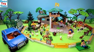 Playmobil Childrens Petting Zoo Animals Building Set  Build Review [upl. by Celinka146]