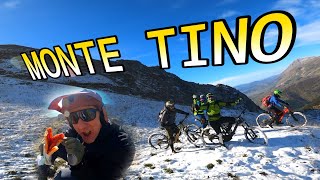 Prima NEVE dellanno a MONTE TINO  MTB All Mountain [upl. by Naz]