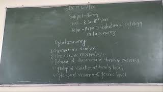 Contribution of Cytology in Taxonomy [upl. by Ardnael774]