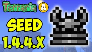 Terraria how to get CRAB STATUE NEW SEED 1449  Terraria 1449 Crab Statue [upl. by Chanda]