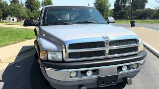 1999 ram 2500 v10 4wd 104k miles posted for sale on eBay 7 day auction ￼ [upl. by Onitsuaf242]