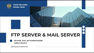 FTP DAN MAIL SERVER [upl. by Farlee716]