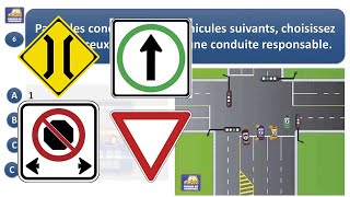 Examen théorique saaq Québec 2024  code de la Sécurité routière saaq canada test Quebec 4 [upl. by Sarette]