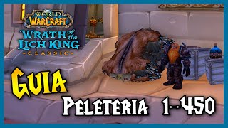 GUÍA subir PELETERIA 🧤 1  450  Profesiones  WoW WotLK Classic [upl. by Litton]