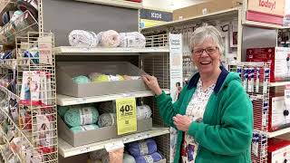 Yarn Tour at Michaels  40 OFF Sale  Lets Take a Look  michaels [upl. by Sosanna779]