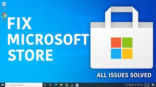 Fix Microsoft Store Not Working On Windows 10  Reinstall Microsoft Store [upl. by Edin]