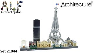 Lego Architecture 21044 Paris Skyline  Lego 21044 Speed Build [upl. by Nadual507]