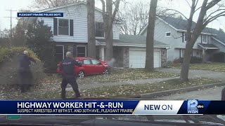 Prosecutors charge man with OWI after hitandrun of Kenosha construction worker [upl. by Karoline]