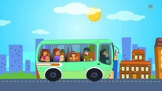 Wheels on the Bus Rhyme For Kids [upl. by Dedrick]