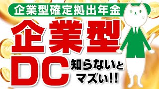 【要注意】企業型DCで絶対に知ってほしいこと【確定拠出年金】 vol67 [upl. by Arretak461]