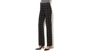 IMAN Global Chic Slip Into Slim Ponte BootCut Pant [upl. by Waldack434]