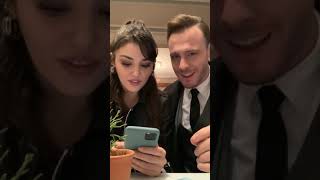 Hande Erçel and Kerem Bürsin live on Instagram  0206 [upl. by Corey450]