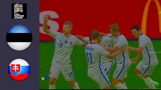 Estonia vs Slovakia Highlights  Nations League 2024 [upl. by Ahens]