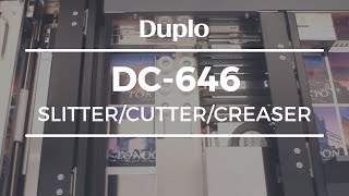 Duplo DC646 SlitterCutterCreaser [upl. by Lisabet]