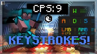 BEST KEYSTROKES AND CPS COUNTER MOD FOR MCPE Win10  Mobile  Bedezu Client For Minecraft [upl. by Keeton818]