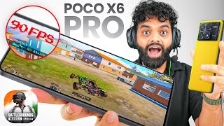 POCO X6 PRO  PUBG Test with FPS Meter in 34 Update [upl. by Meras]