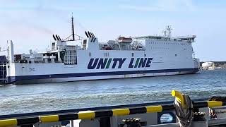 Wolin  Galileusz Copernicus amp Polonia 4k świnoujście port ystad unityline [upl. by Silra]