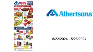 Albertsons Weekly Ad US  05222024  05282024 [upl. by Attenor132]