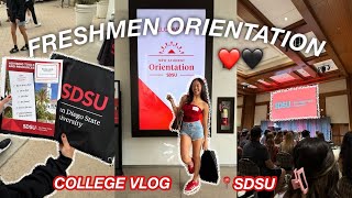 COLLEGE VLOG SDSU Freshmen Orientation [upl. by Reuben528]