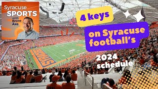 Answering 4 key questions about the 2024 Syracuse football schedule [upl. by Richelle]