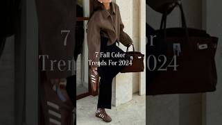 7 Fall Color Trends for 2024 [upl. by Ahsemaj]