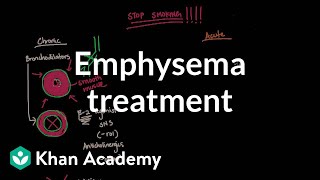 Emphysema treatment  Respiratory system diseases  NCLEXRN  Khan Academy [upl. by Atikcir]