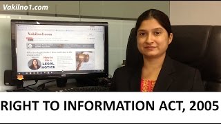 Right to Information Act Simplified  RTI Act 2005 explained in Hindi [upl. by Corella]