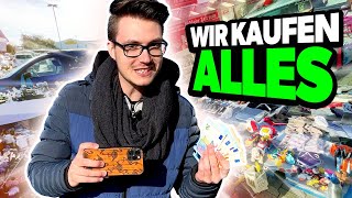 Wir kaufen ALLES von Pokémon auf dem Flohmarkt 😱 Cardbuddys VLOG [upl. by Nedah]